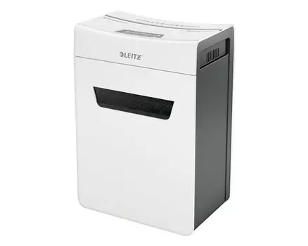 Шредер Leitz IQ PROTECT Premium 6M белый (секр.P-5)/фрагменты/6лист./18лтр./скрепки/скобы