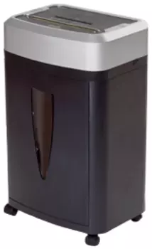 Шредер Office Kit S145 2x15 (секр.P-5)/фрагменты/8лист./20лтр./Уничт:скрепки, скобы, пл.карты/CD