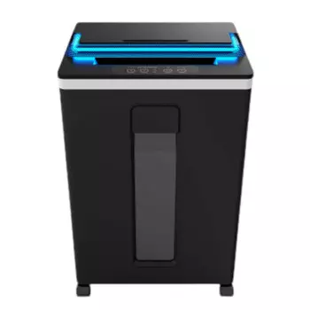 Шредер Office Kit S165UVCD черный (секр.P-5)/фрагменты/8лист./22лтр./CD