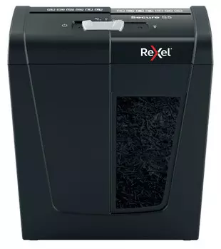 Шредер Rexel Secure S5 EU черный (секр.Р-2)/ленты/5лист./10лтр./скрепки/скобы