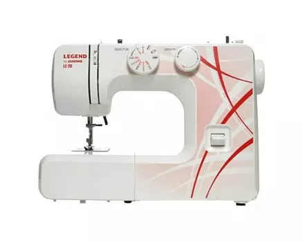 Швейная машина Janome Legend LE20 белый/рисунок