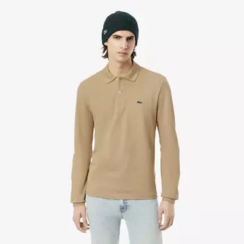 Мужское поло Lacoste L.12.21 Classic Fit с длинным рукавом