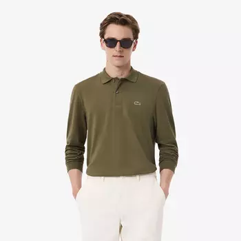 Мужское поло Lacoste L.12.21 Classic Fit с длинным рукавом