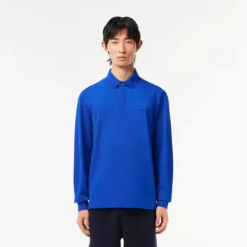 Мужское поло Lacoste с длинными рукавами