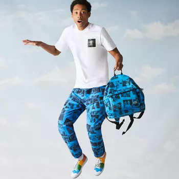 Мужской холщовый рюкзак Lacoste Polaroid Collaboration