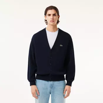 Мужской кардиган Lacoste Moss Stitch