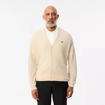 Мужской шерстяной кардиган Lacoste Relaxed Fit