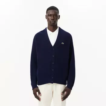 Мужской шерстяной кардиган Lacoste Relaxed Fit