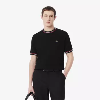 Мужская трикотажная футболка Lacoste из органического хлопка