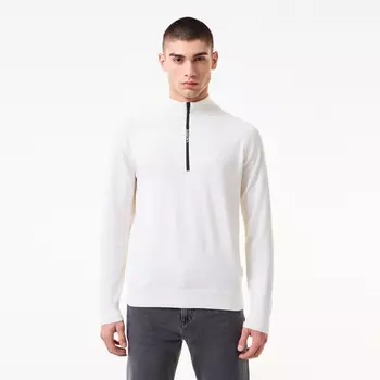 Мужской свитер Lacoste из смеси шерсти и хлопка