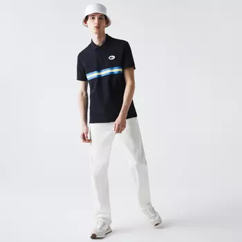 Мужское поло Lacoste Heritage Regular Fit