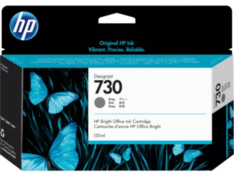 Картридж струйный HP 730 (P2V66A), серый, оригинальный, объем 130 мл для HP HP DesignJet T1700