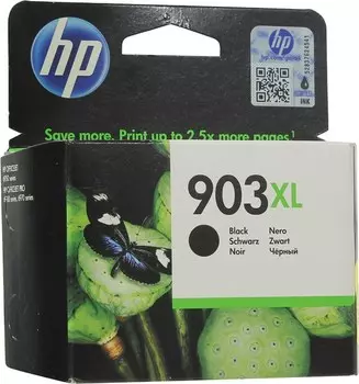 Картридж струйный HP 903XL (T6M15AE), черный, оригинальный, ресурс 825 страниц для HP HP OfficeJet 6950 / OfficeJet Pro 6960 / 6970