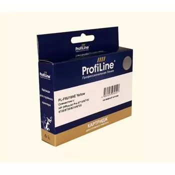 Картридж струйный ProfiLine PL-F6U18AE (F6U18AE/953XL), желтый, совместимый, 1600 страниц, 7.83мл, для OfficeJet Pro 8710/8715/8720/8730/8210/8725