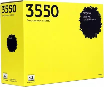 Картридж лазерный T2 TC-X3550 (106R01531), черный, 11000 страниц, совместимый для Xerox WorkCentre 3550