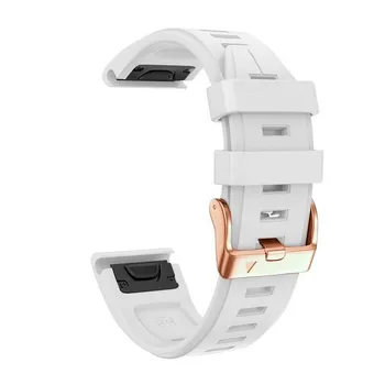 Быстросъемный ремешок 20 мм для Garmin Fenix 7S 6S Pro 5S Plus Instinct 2S, ремешок для умных часов Descent Mk 2S D2 Delta S, силиконовый браслет 20mm чёрный