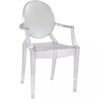 Стул Stool Group Victoria Ghost с подлокотниками прозрачный УТ000036010