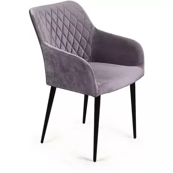 Стул с подлокотниками Robert, бархат серый 27 Top Concept (7814)