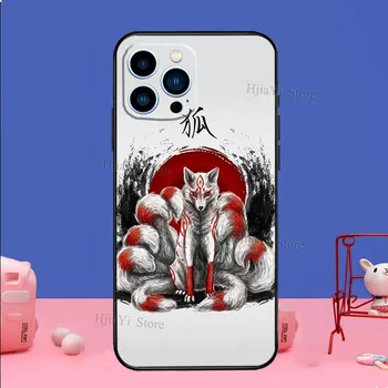 Чехол для телефона Kitsune Fox Art для iPhone 12 13 Mini 11 Pro XS Max 6 7 8 Plus SE 2020 X XR, силиконовый чехол iphone 5 5S