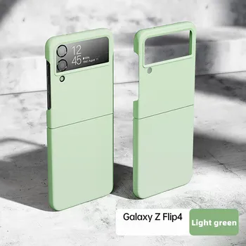 Чехол для Samsung Galaxy Z Flip 4, ультратонкий жесткий ПК, противоударный, складной, износостойкий, устойчивый к падениям для Samsung Galaxy Z Flip 4 белый