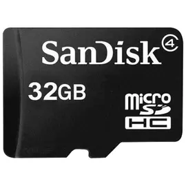 Карта памяти micro SDHC, 32 GB, SANDISK, 4 Мб/сек. (class 4)