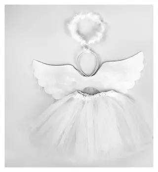 Карнавальный набор «Ангел», 3 предмета: юбка, ободок, крылья