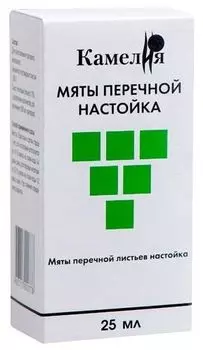 Мята перечная, настойка, 25 мл