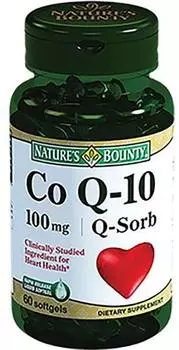 Nature'S Bounty Коэнзим Q-10, капсулы 100 мг, 60 шт.