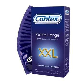 Презервативы Contex Extra Large, 12 шт.