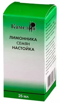 Лимонника семян настойка (Камелия), 25 мл