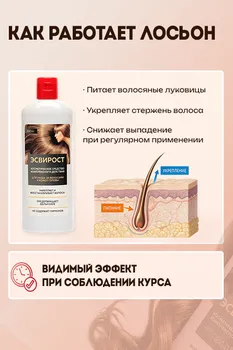 Эсвирост лосьон д/волос, 250 мл