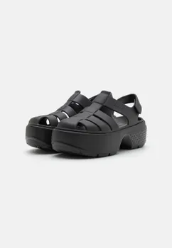 Босоножки на платформе Stomp Fisherman Unisex Crocs, черный
