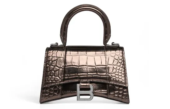 Сумка-тоут Xs с тиснением под крокодила Balenciaga