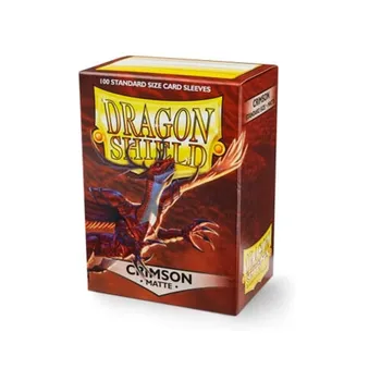 Чехол для карточек Dragon Shield Matte Crimson Sleeves (100) Dragon Shield