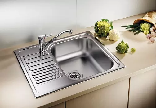 Кухонная мойка Blanco Tipo 45S Mini Матовая сталь 516524