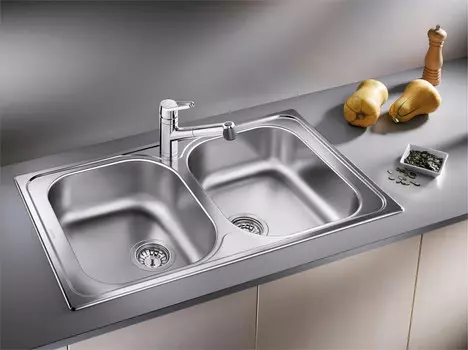 Кухонная мойка Blanco Tipo 8 Compact Матовая сталь 513459