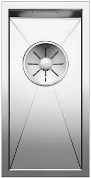 Кухонная мойка Blanco Zerox 180-U InFino зеркальная полированная сталь 521567