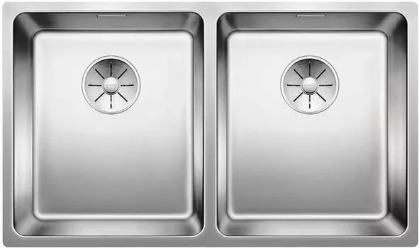 Кухонная мойка Blanco Andano 340/340-U InFino зеркальная полированная сталь 522983