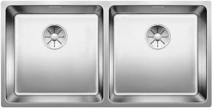 Кухонная мойка Blanco Andano 400/400-U InFino зеркальная полированная сталь 522987