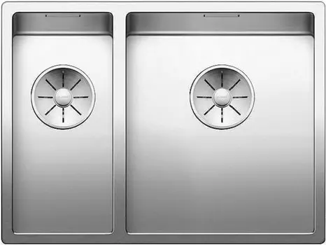 Кухонная мойка Blanco Claron 340/180-U InFino зеркальная полированная сталь 521610