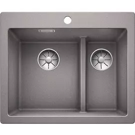 Кухонная мойка Blanco Pleon 6 Split InFino алюметаллик 521691