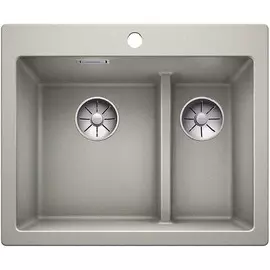 Кухонная мойка Blanco Pleon 6 Split InFino жемчужный 521692