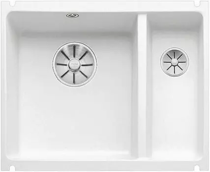 Кухонная мойка Blanco Subline 350/150-U InFino глянцевый белый 523741