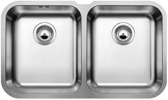 Кухонная мойка Blanco Supra 340/340-U полированная сталь 519716
