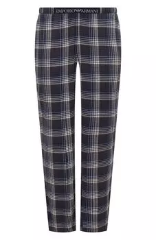 Хлопковые домашние брюки Emporio Armani
