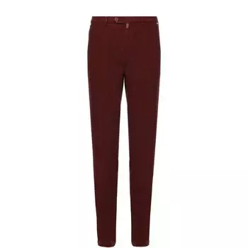 Хлопковые брюки прямого кроя Kiton