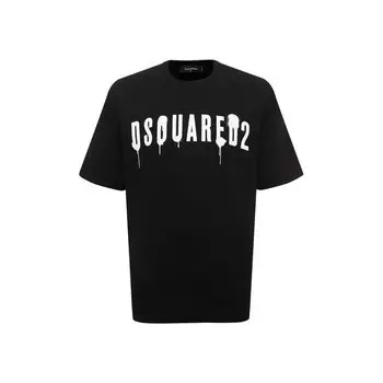 Хлопковая футболка Dsquared2