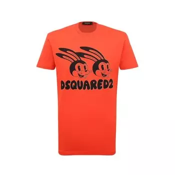 Хлопковая футболка Dsquared2