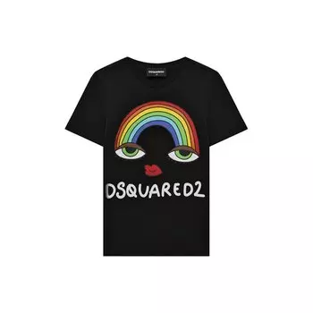 Хлопковая футболка Dsquared2