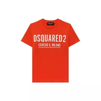 Хлопковая футболка Dsquared2